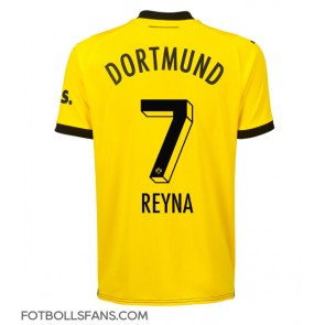 Borussia Dortmund Giovanni Reyna #7 Replika Hemmatröja 2023-24 Kortärmad